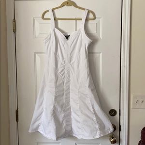 LAUREN’S WHITE DENIM DRESS Size 16 “Worn Once”